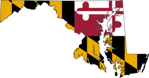 Map of Maryland on their State OSHA training information page